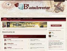 Tablet Screenshot of blutschwerter.de